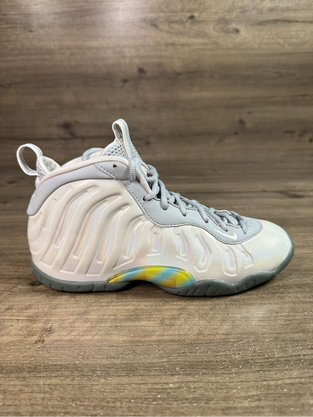Nike Little Posite One GS "Rainbow Pixel" Shoes Sneakers 7Y